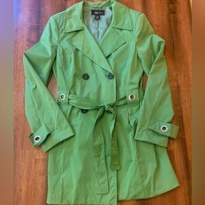 Style & Co. green rain jacket